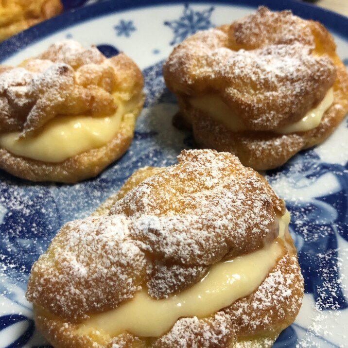 生地はレンジでお手軽☆シュークリーム